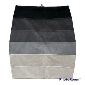 Armani Exchange skirt - grey ombré size small